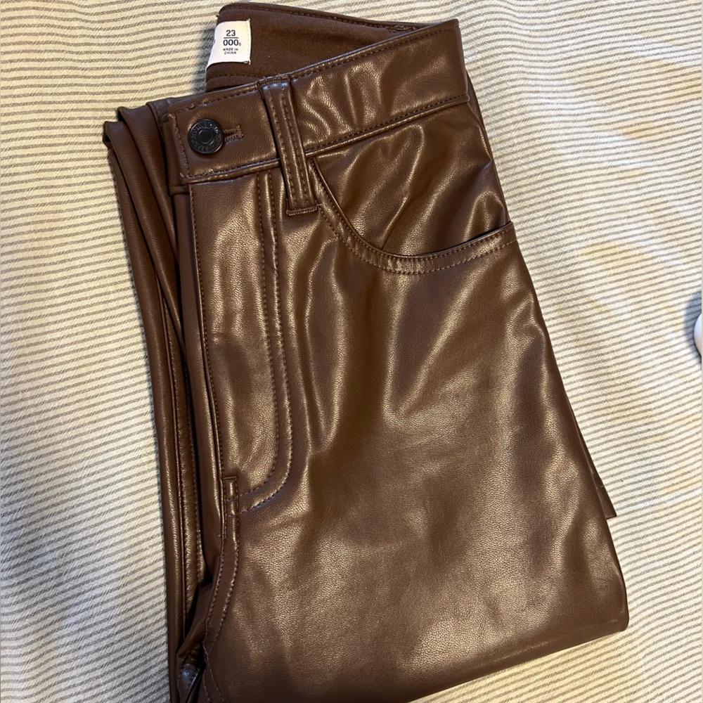Abercrombie & Fitch Vegan Leather Pants